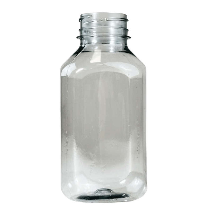 Butelka transparentna rPET 330 ml kwadratowa - 100 szt