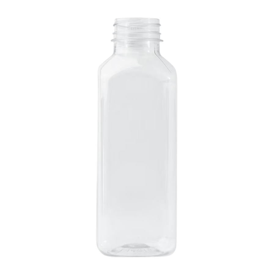 Butelka transparentna rPET 250 ml kwadratowa - 200 szt