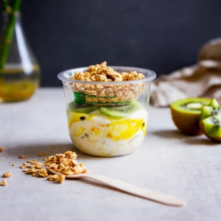 Pojemnik okrągły PLA 350 ml fi 96 mm - 50 sztuk