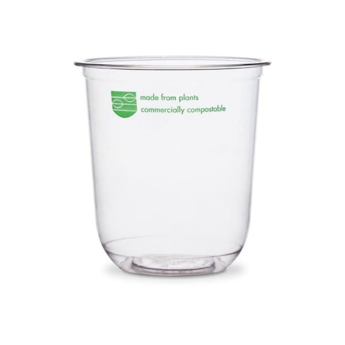 Pojemnik okrągły PLA 500 ml fi 96 mm - 50 sztuk