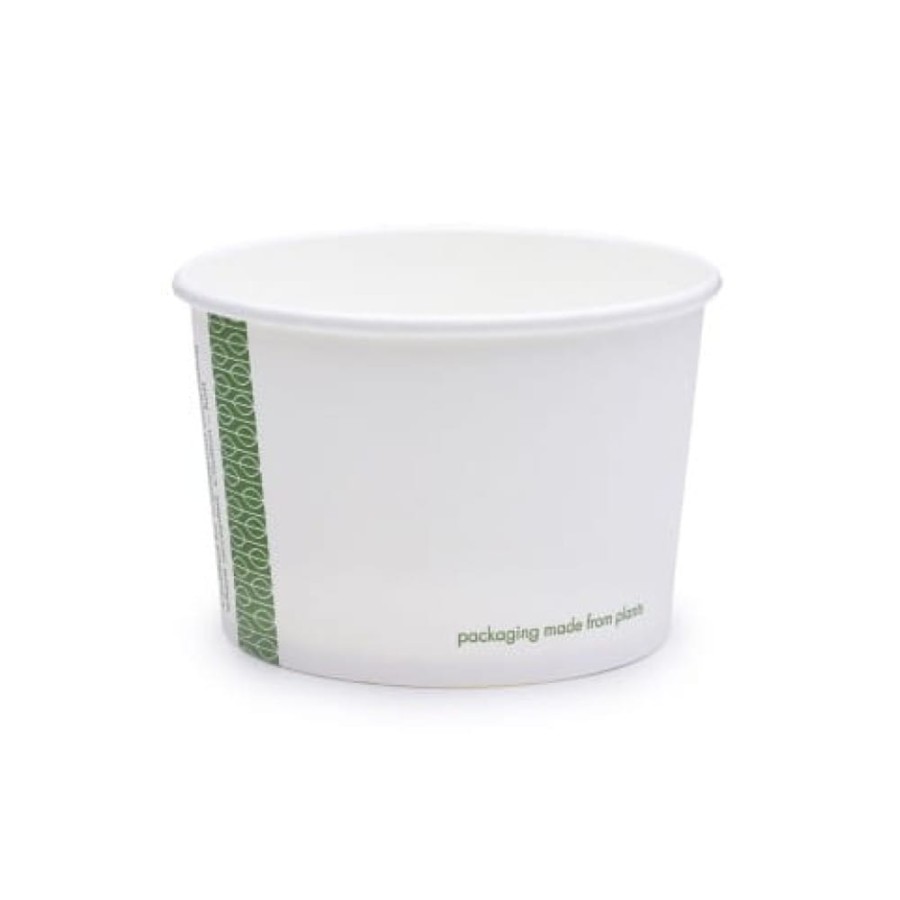 Pojemnik papierowy na zupy i deserki 235 ml fi 90 mm - 50 sztuk