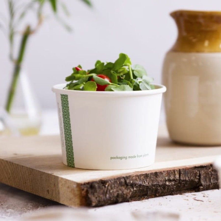 Pojemnik papierowy na zupy i deserki 470 ml fi 115 mm - 25 sztuk
