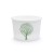 Pojemnik papierowy na zupy i deserki Green Tree 235 ml fi 90 mm - 50 sztuk