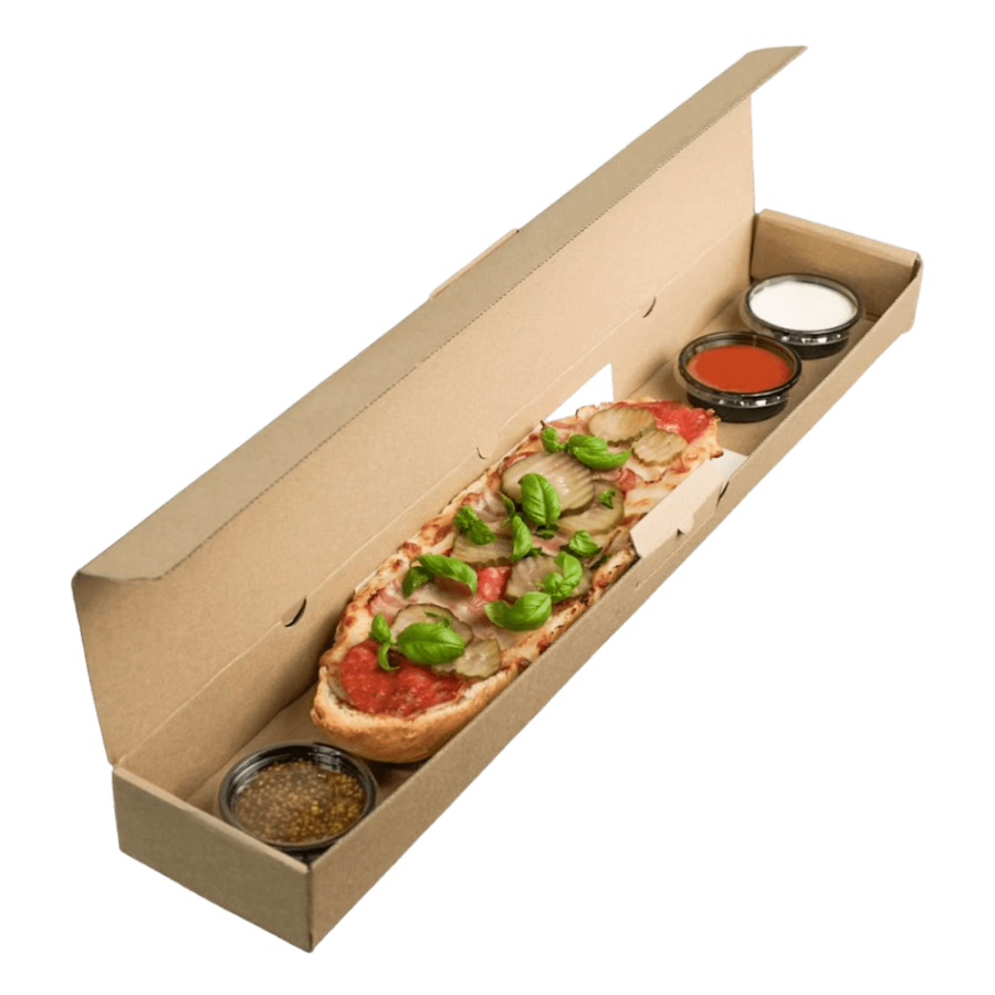 Pudełko na zapiekankę 60 x 10 x 5 cm - 50 szt.