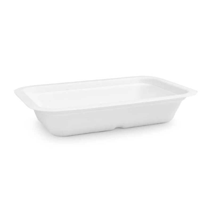 Pojemnik z trzciny cukrowej 340 ml, 19 cm x 13 cm x 3,5 cm - 50 sztuk