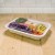 Pojemnik z trzciny cukrowej 1200 ml, 25 cm x 18 cm x 4,3 cm - 50 sztuk
