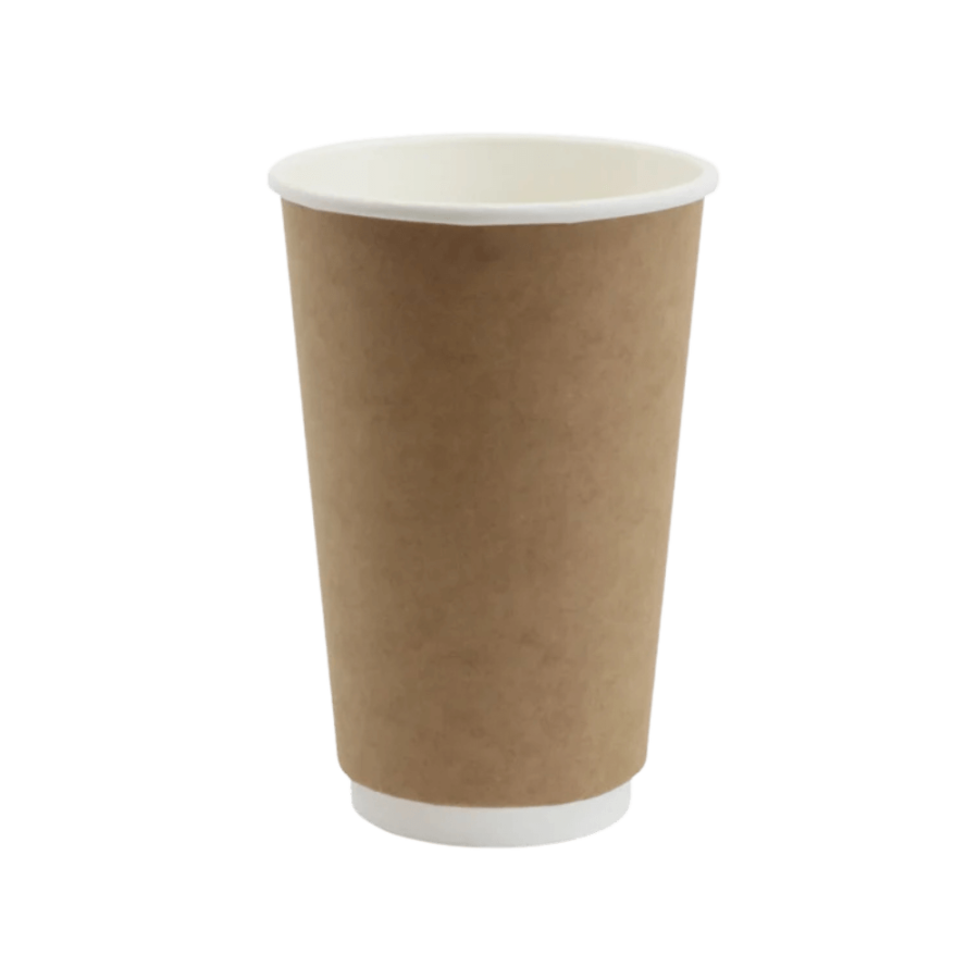 Kubek dwuwarstwowy kraft, fi 90 mm, 400 ml - 20 sztuk