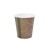 Kubek papierowy jednowarstwowy kraft 280 ml fi 89 mm - 50 sztuk