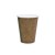 Kubek papierowy jednowarstwowy kraft 340 ml fi 89 mm - 50 sztuk