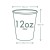 Kubek papierowy jednowarstwowy kraft 340 ml fi 89 mm - 50 sztuk