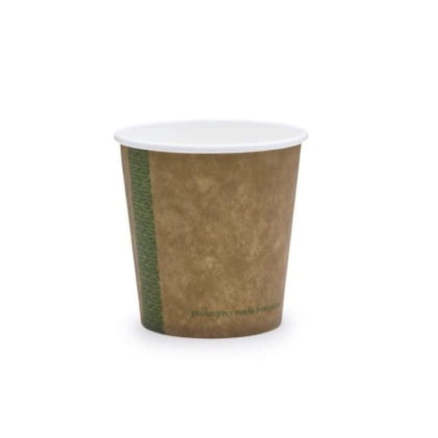 Kubek papierowy jednowarstwowy kraft 110 ml fi 62 mm - 50 sztuk