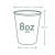 Kubek papierowy jednowarstwowy kraft 220 ml fi 79 mm - 50 sztuk