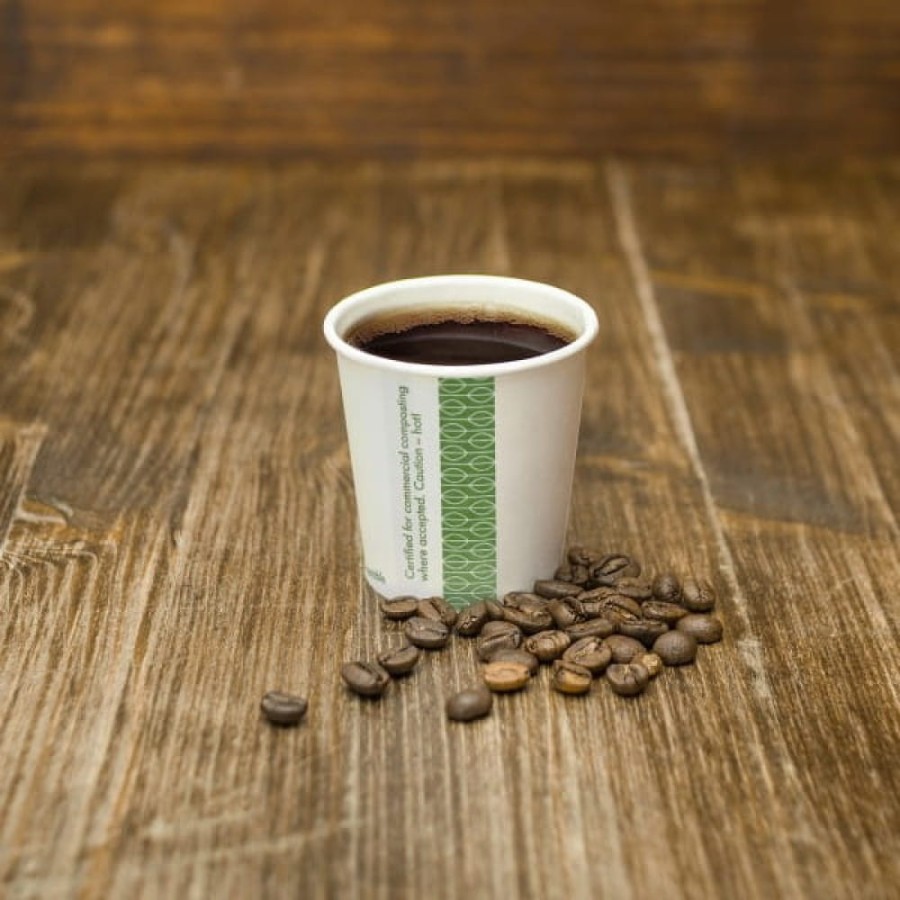 Kubek papierowy biały jednowarstwowy 110 ml fi 62 mm - 50 sztuk