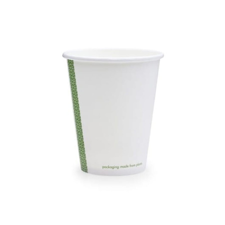 Kubek papierowy biały jednowarstwowy 220 ml fi 79 mm - 50 sztuk