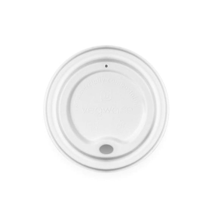 Pokrywka do kubka fi 79 mm z trzciny cukrowej - 50 sztuk