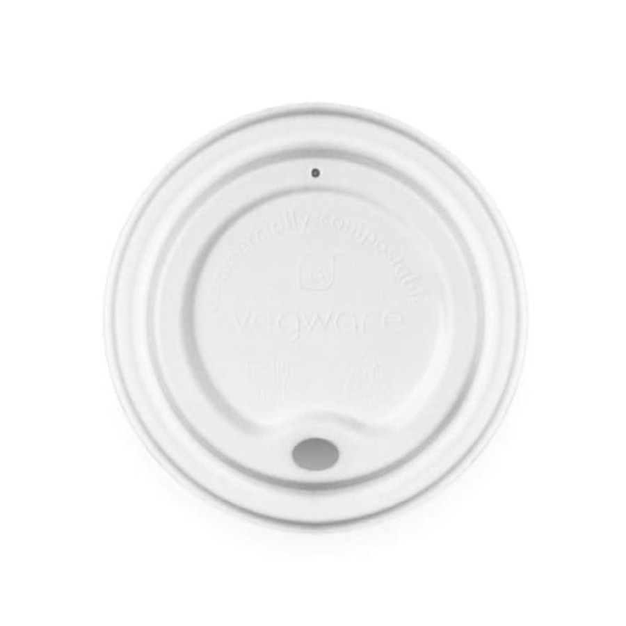 Pokrywka do kubka fi 89 mm z trzciny cukrowej - 50 sztuk