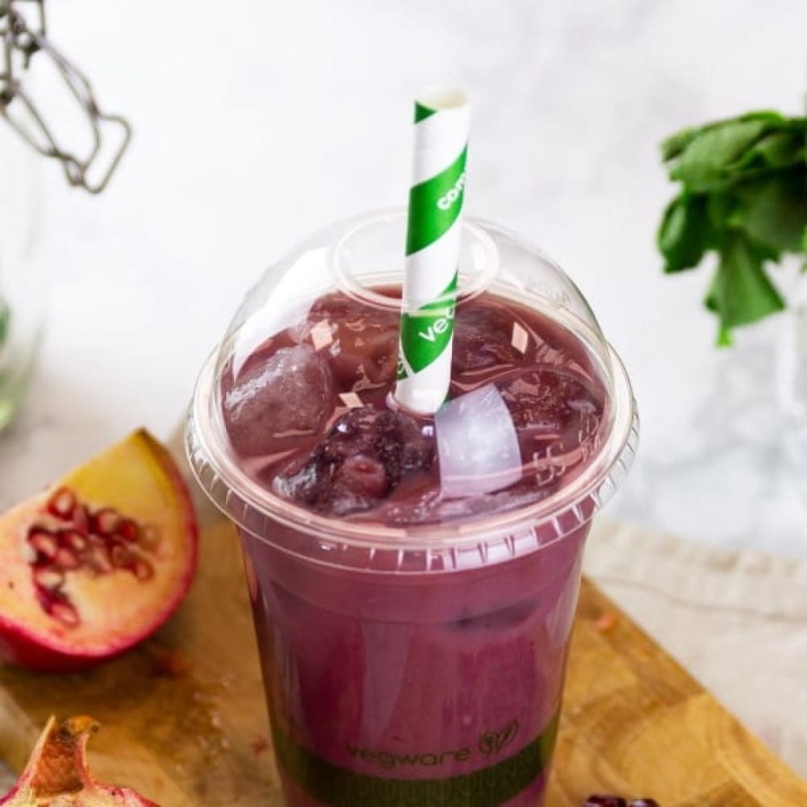 Pokrywka do kubka wypukła z otworem fi 96 mm - 50 sztuk