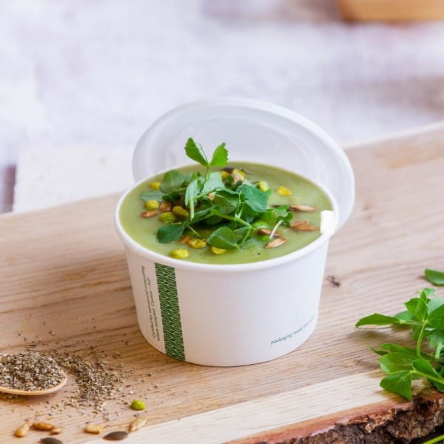 Pokrywka do pojemników fi 90 mm C-PLA - 50 sztuk