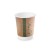 Kubek papierowy dwuwarstwowy kraft 220 ml fi 79 mm - 25 sztuk