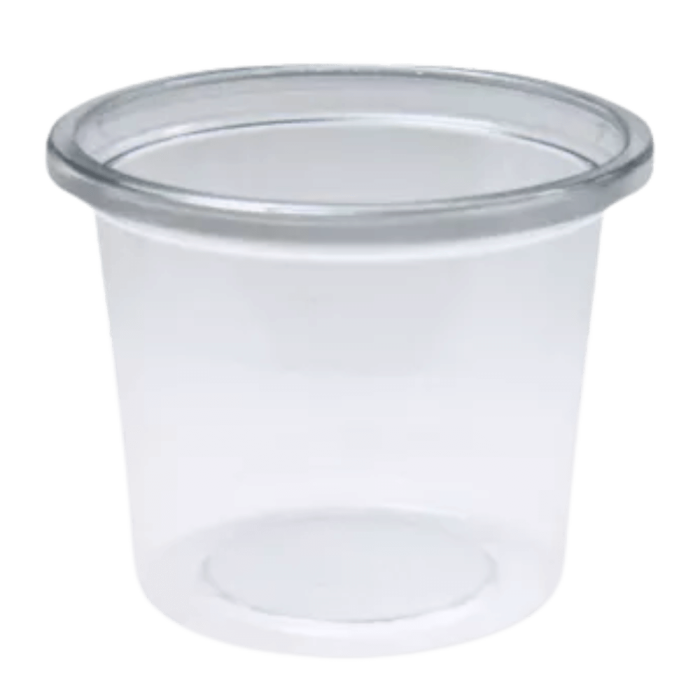 Pojemnik na sos 80 ml, fi 62,5 mm rPET - 100 szt.