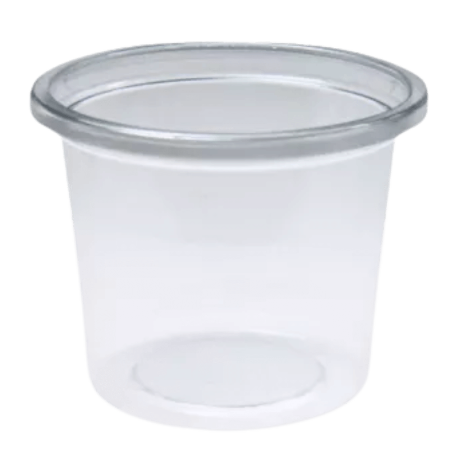 Pojemnik na sos 80 ml, fi 62,5 mm rPET - 100 szt.