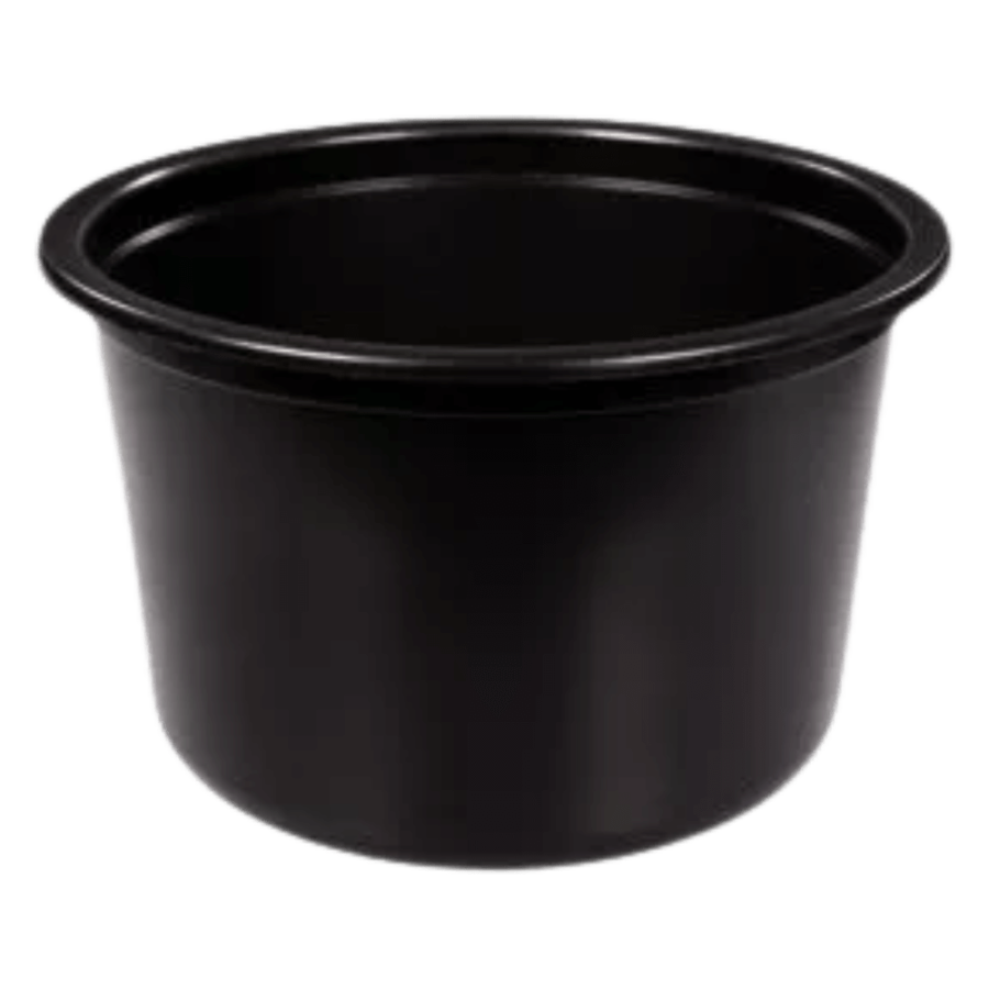 Pojemnik na zupę 450 ml PP, czarny - 50 szt.