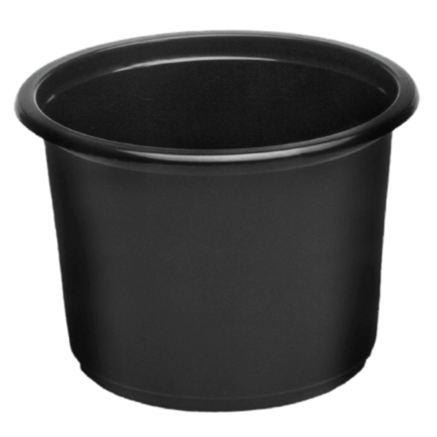 Pojemnik na zupę 500 ml PP, czarny - 50 szt.