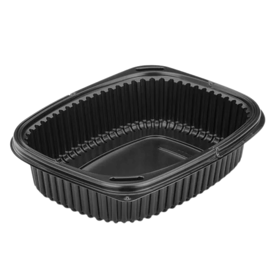 Pojemnik 1000 ml czarny 21,5 x 17 x 5 cm, PP - 40 szt.