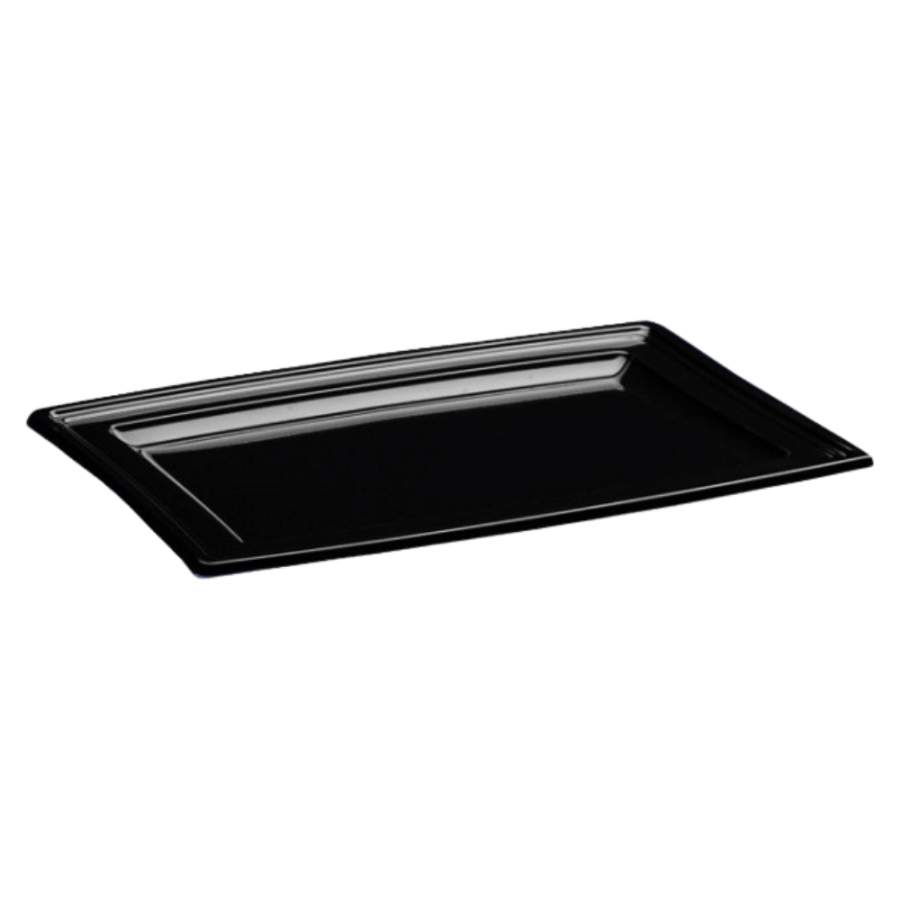 Talerz czarny 36 x 25,3 x 1 cm prostokątny, PS - 5 szt.