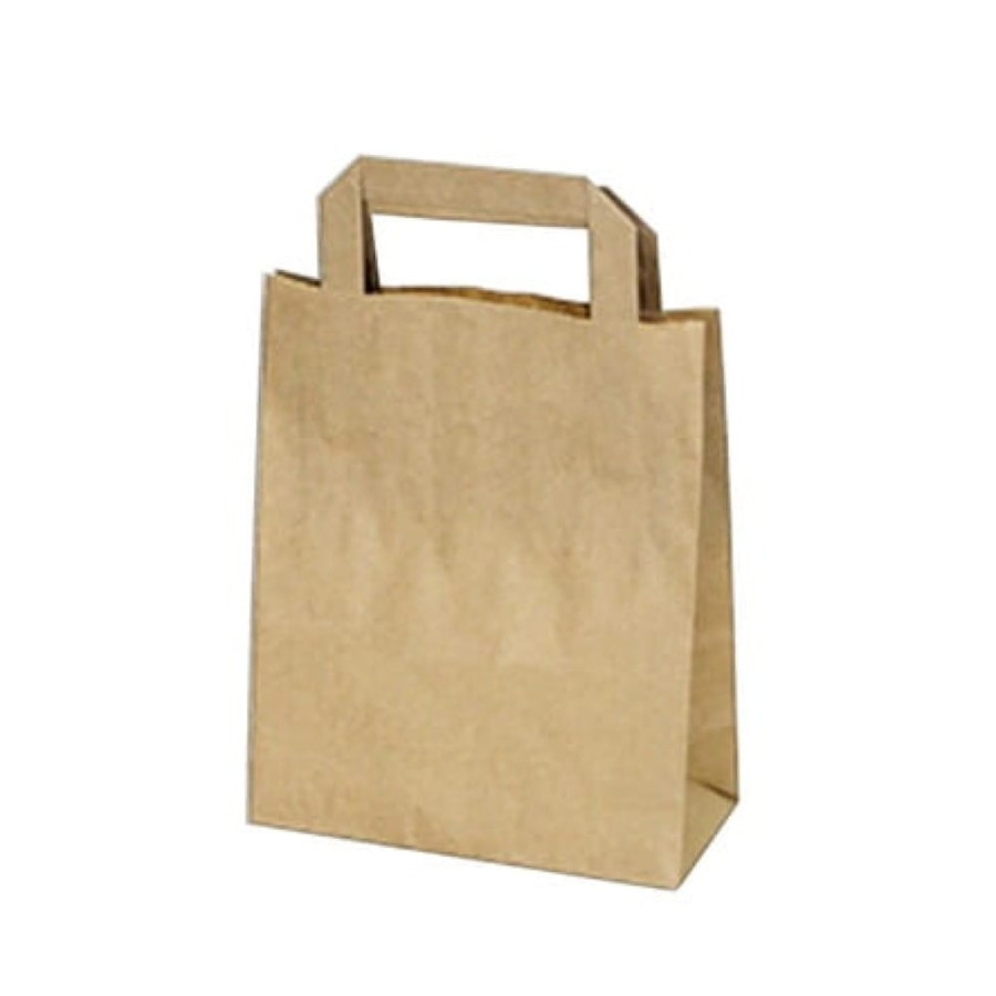 Torba papierowa kraft 18 cm x 8 cm x 22 cm - 50 sztuk