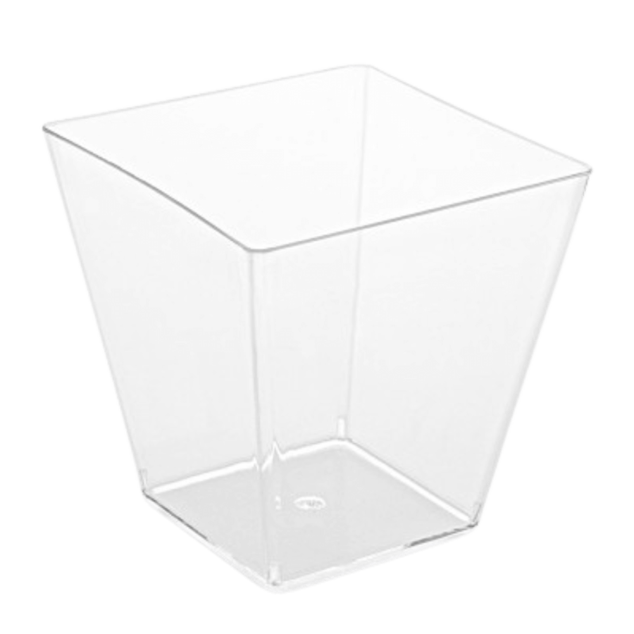 Pojemnik krystaliczny 100 ml fingerfood 5,9 x 5,9 x 5,4 cm - 50 szt.