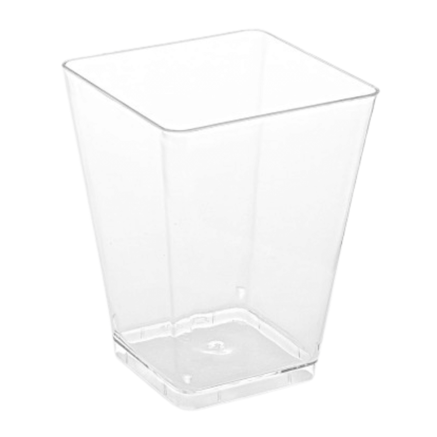 Pojemnik krystaliczny 160 ml , 5,8 x 5,8 x 7,6 cm fingerfood - 20 szt.