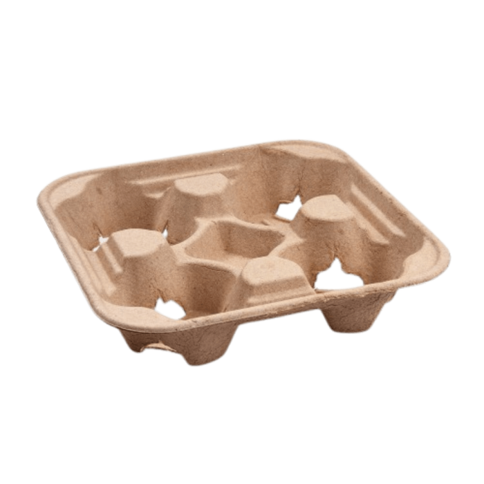 Uchwyt na 4 kubki, 22 cm x 22 cm - 50 sztuk