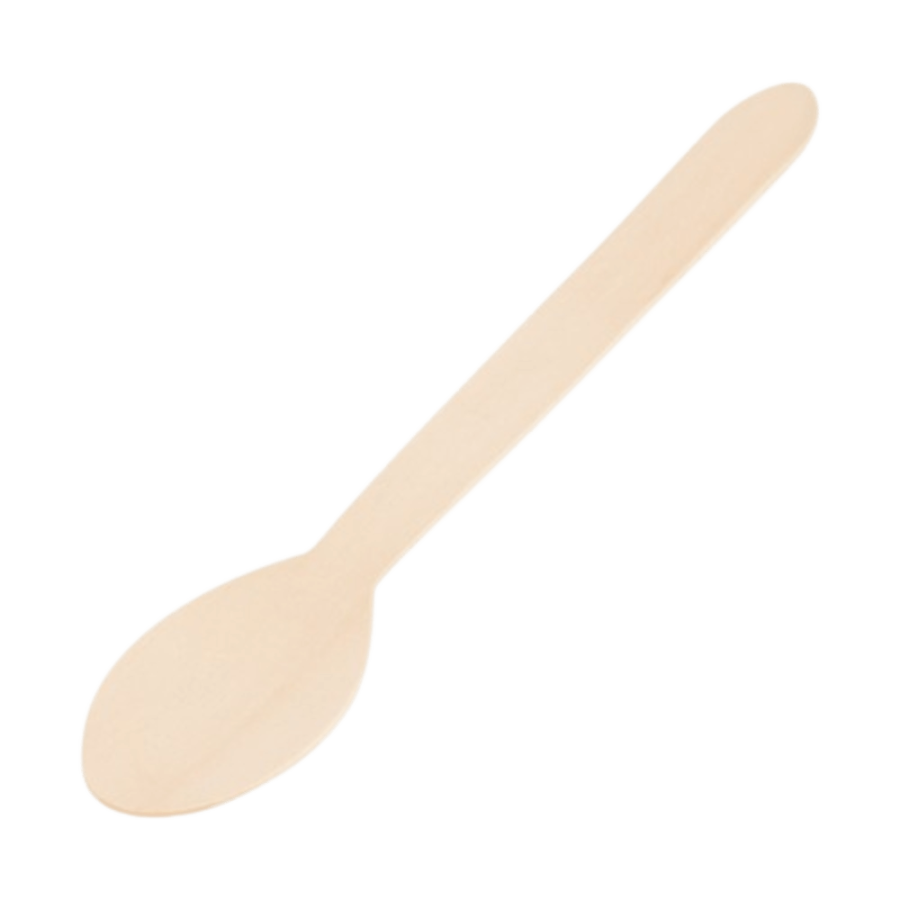 Łyżka drewniana 16 cm - 100 szt.