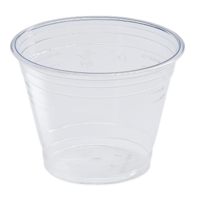 Kubek krystaliczny rPET 250 ml, fi 95mm - 50 szt.