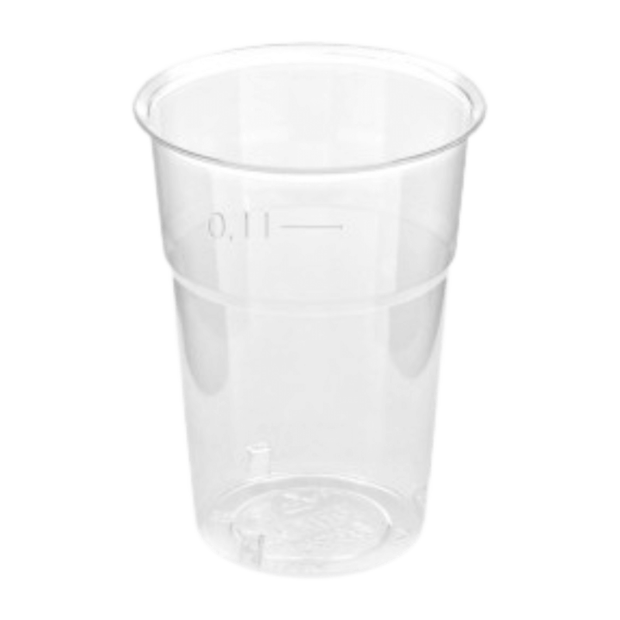 Kubek krystaliczny PS 100 ml, fi 57 mm - 50 szt.