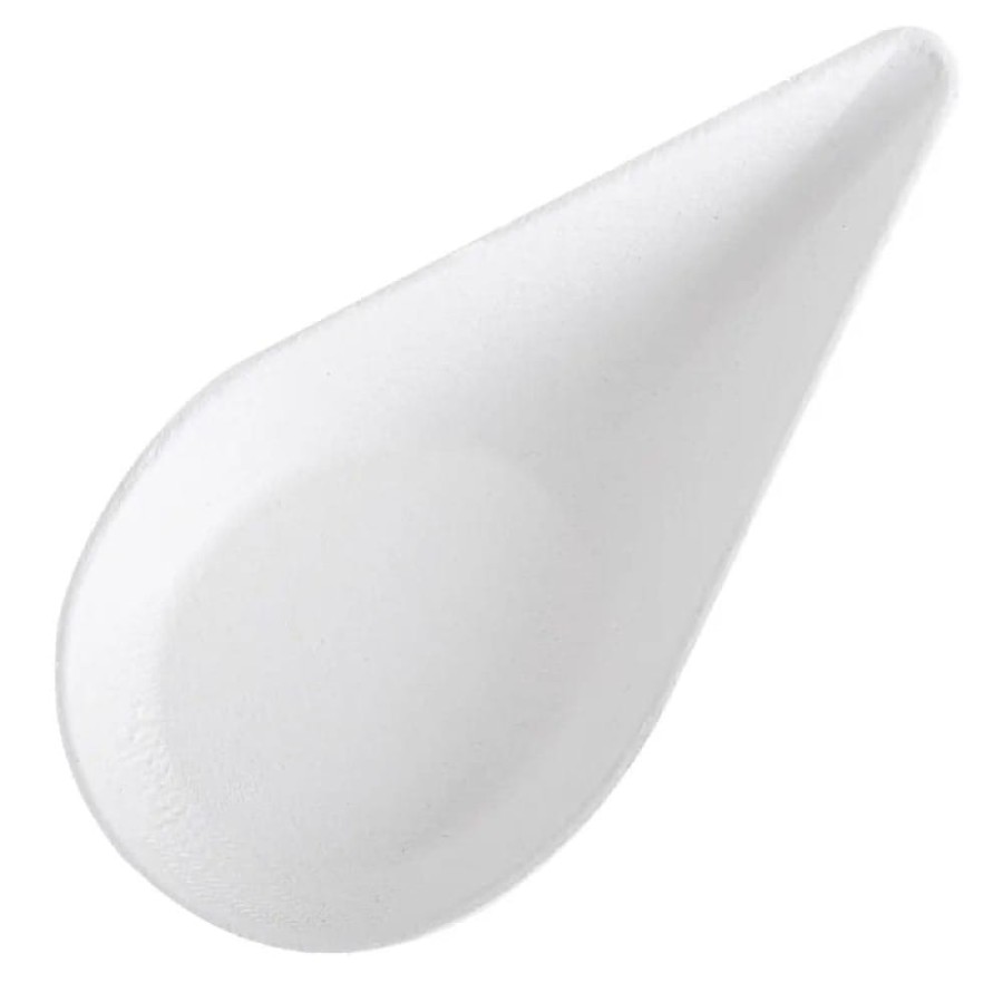 Tacka do przekąsek łyżeczka z trzciny cukrowej 11 cm - 50 sztuk