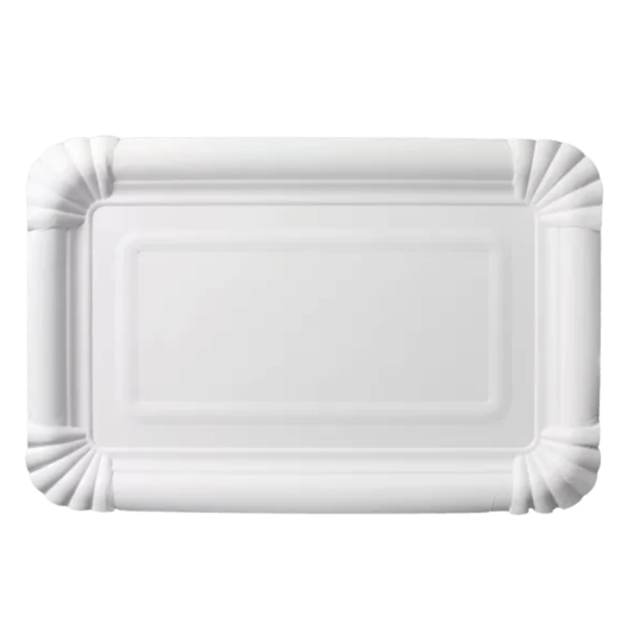 Tacka papierowa prostokątna biała 13 x 20 cm - 250 szt.