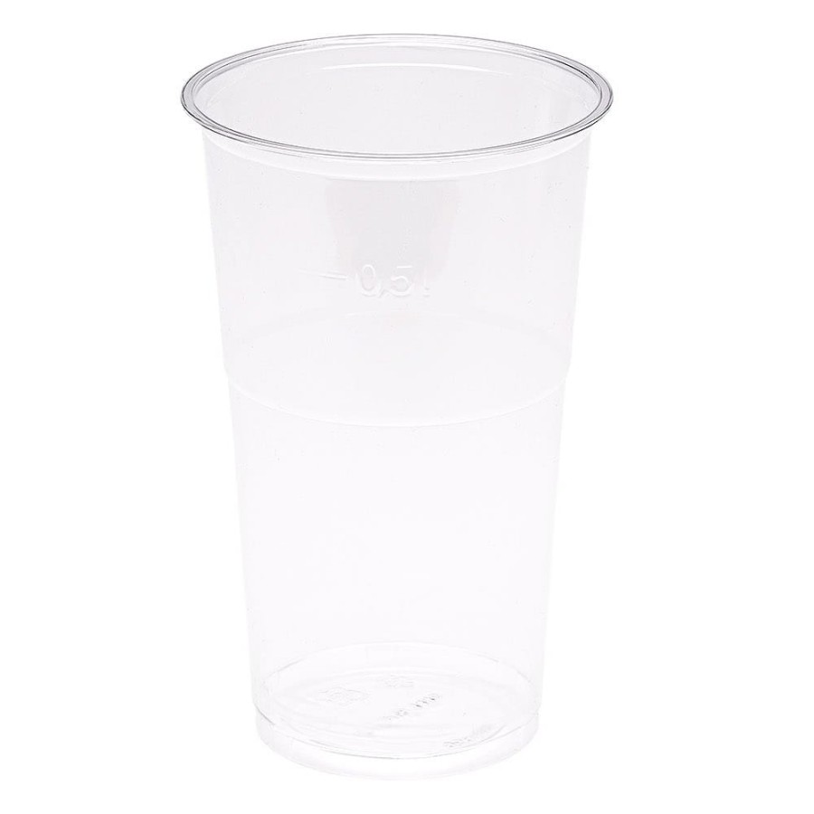 Kubek przezroczysty PET 500 ml fi 95 mm - 50 sztuk