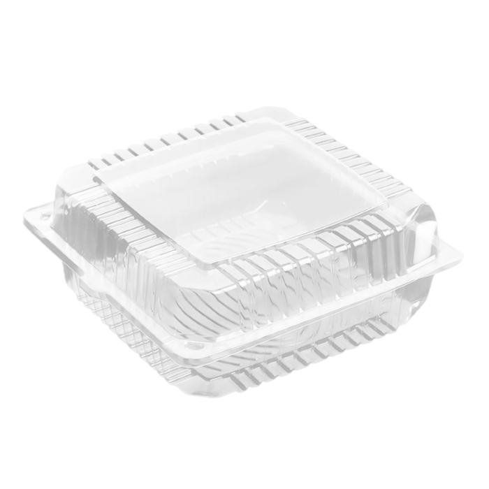 Opakowanie cukiernicze na ciasta PET 20,4 cm x 20,4 cm x 8,3 cm - 50 sztuk