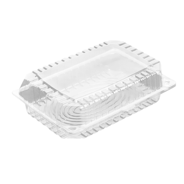 Opakowanie cukiernicze na ciasta PET 22,5 cm x 14,9 cm x 6,1 cm - 50 sztuk