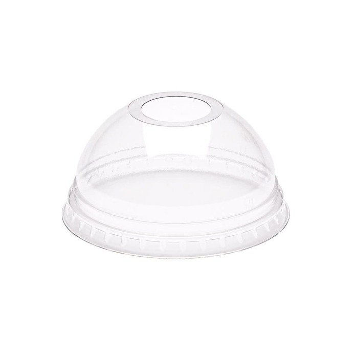 Pokrywka wypukła z otworem PET fi 82 mm - 50 sztuk