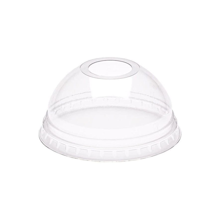 Pokrywka wypukła z otworem PET fi 82 mm - 50 sztuk