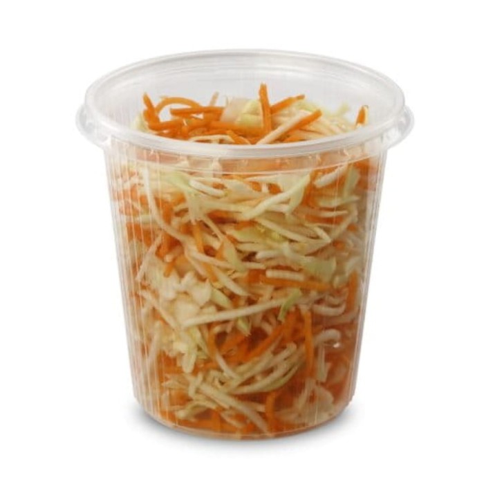 Pojemnik okrągły PP 500 ml fi 101 mm - 100 sztuk