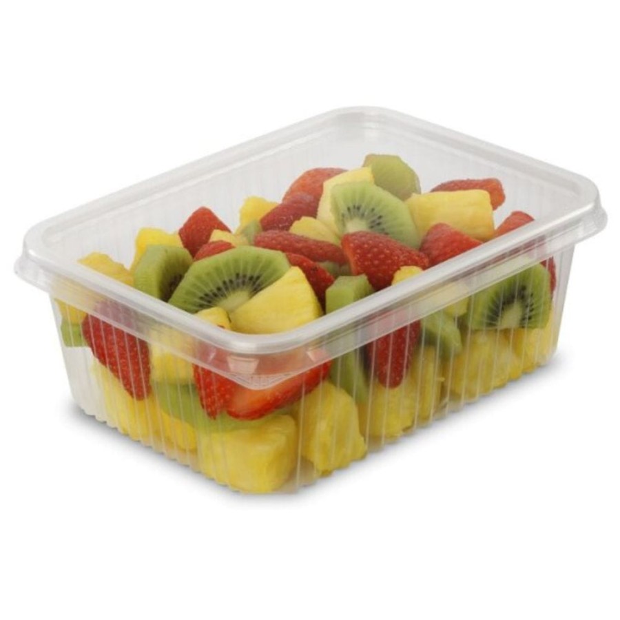 Pojemnik prostokątny PP 125 ml 10,7 cm x 8 cm - 100 sztuk