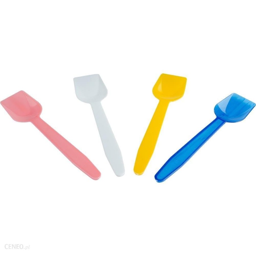 Łopatki do lodów wielokrotnego użytku kolorowe PS 95 mm - 1000 sztuk