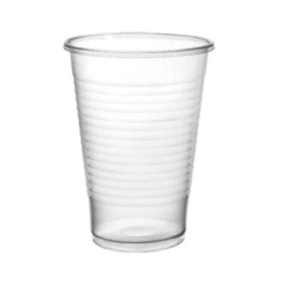 Kubek do napojów ciepłych i zimnych 200 ml PP fi 70 mm transparentny - 100 sztuk