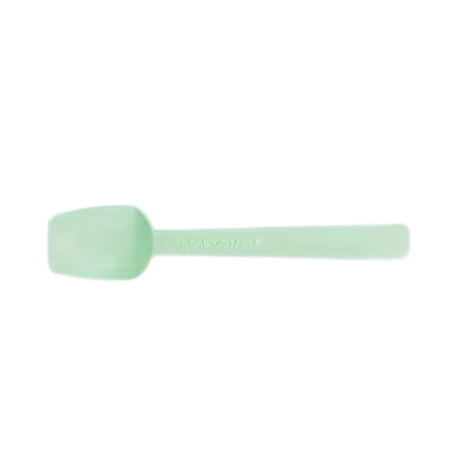 Łyżeczka z PLA do lodów zielona 9,5 cm, 1 kg - ok. 483 sztuk
