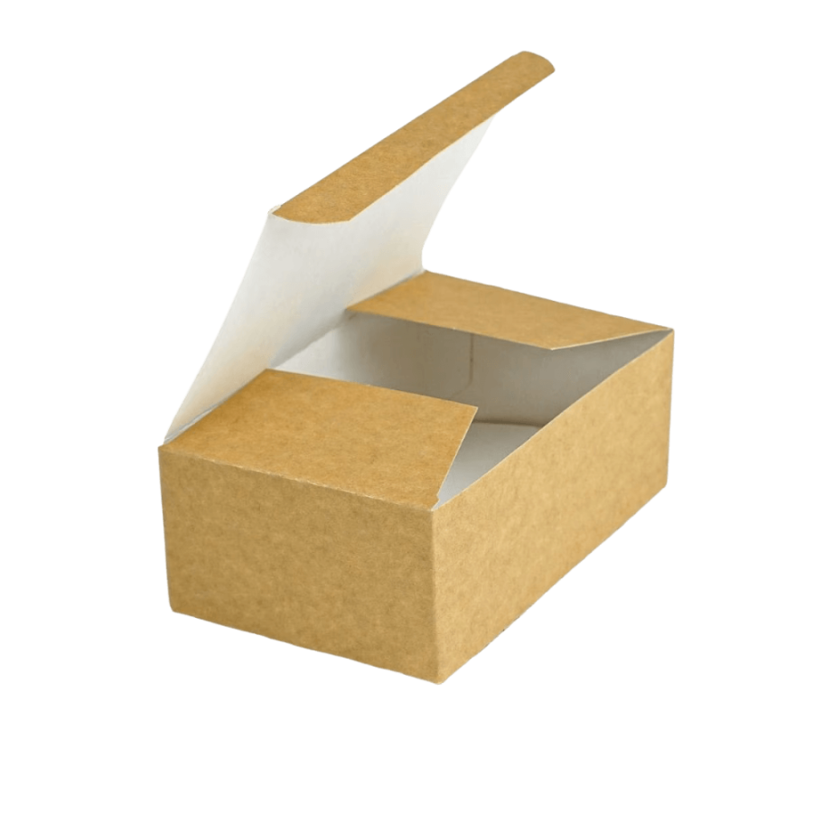 Lunch box ze skrzydełkami 16 cm x 10 cm x 6 cm - 100 sztuk