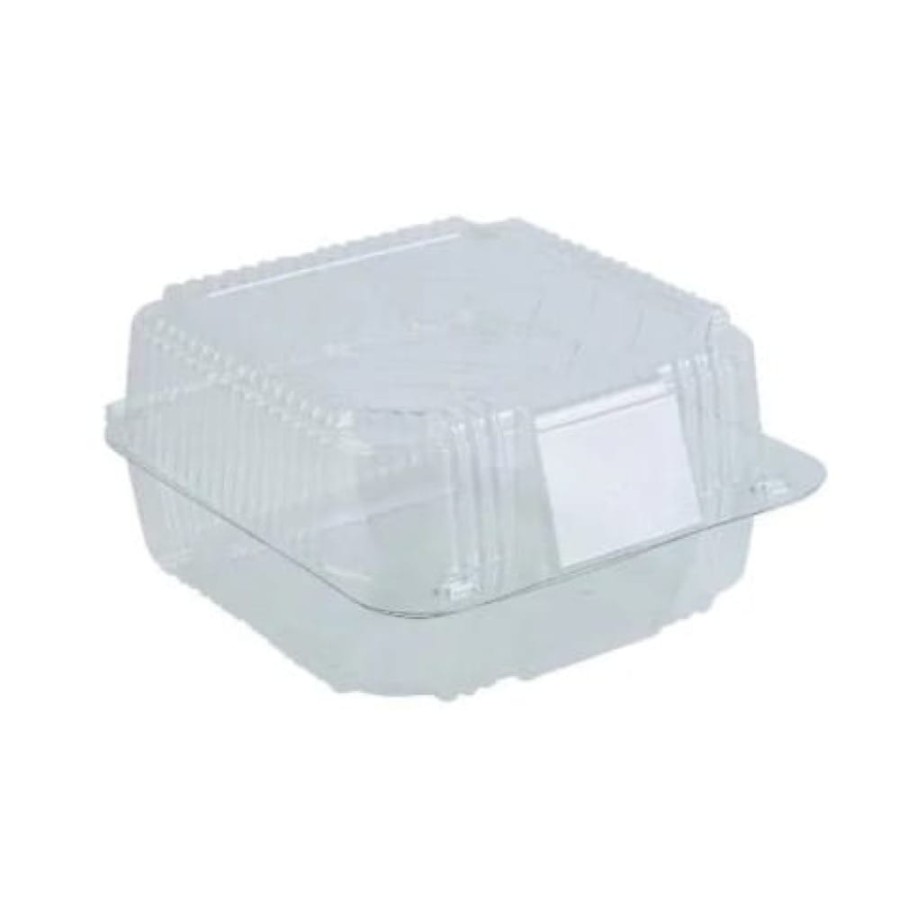 Pojemnik cukierniczy na ciasto PET 16,4 cm x 14,8 cm x 8,2 cm - 50 sztuk